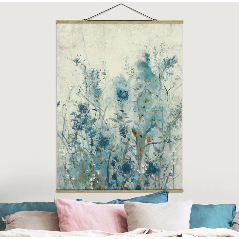 

Imagen de tela - Blue Spring Meadow II - Alto 4:3 Dimensión LxA: 133.5cm x 100cm