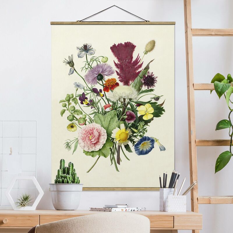 

Imagen de tela - Bouquet Of 1680 - Alto 4:3 Dimensión LxA: 106.5cm x 80cm