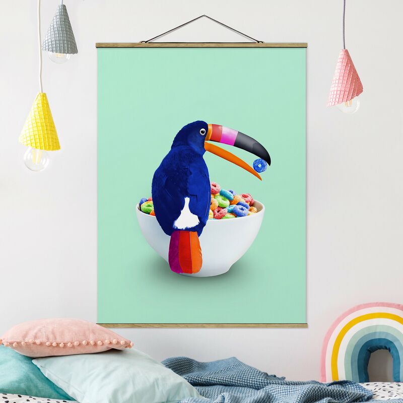 

Imagen de tela - Breakfast With Toucan - Alto 4:3 Dimensión LxA: 106.5cm x 80cm