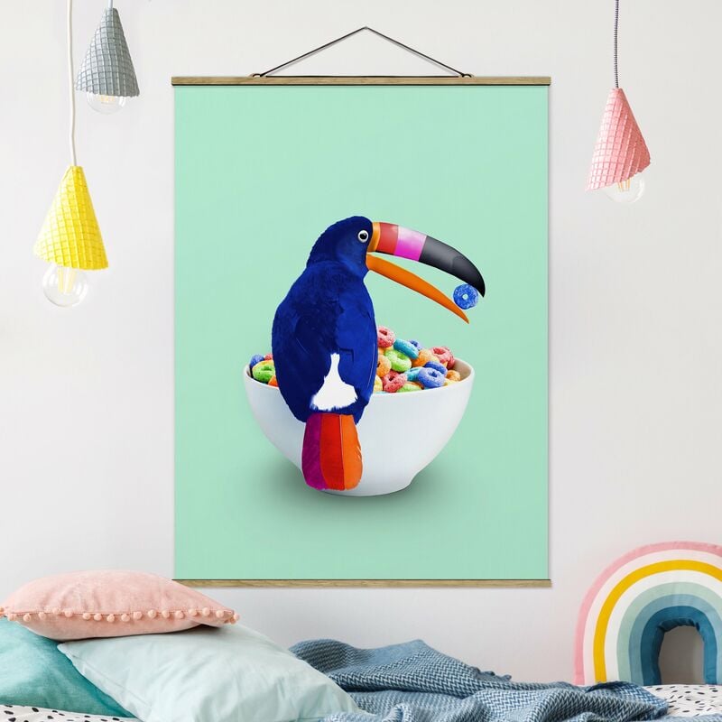 

Imagen de tela - Breakfast With Toucan - Alto 4:3 Dimensión LxA: 46.5cm x 35cm