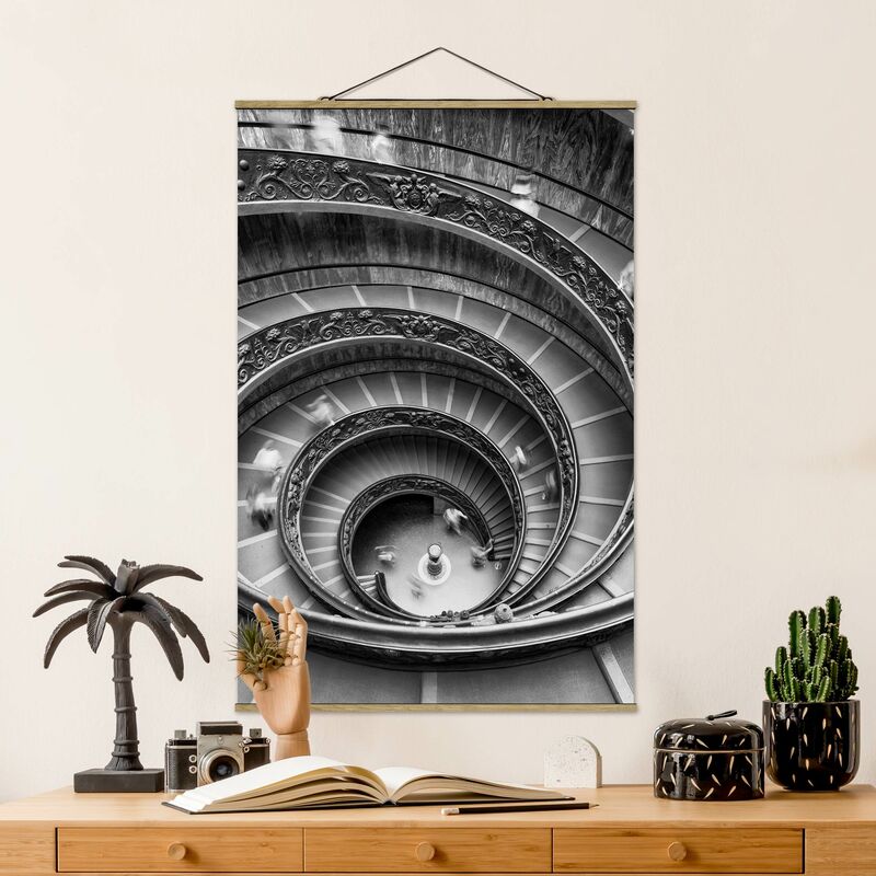 

Imagen de tela - Bramante Staircase - Alto 3:2 Dimensión LxA: 150cm x 100cm