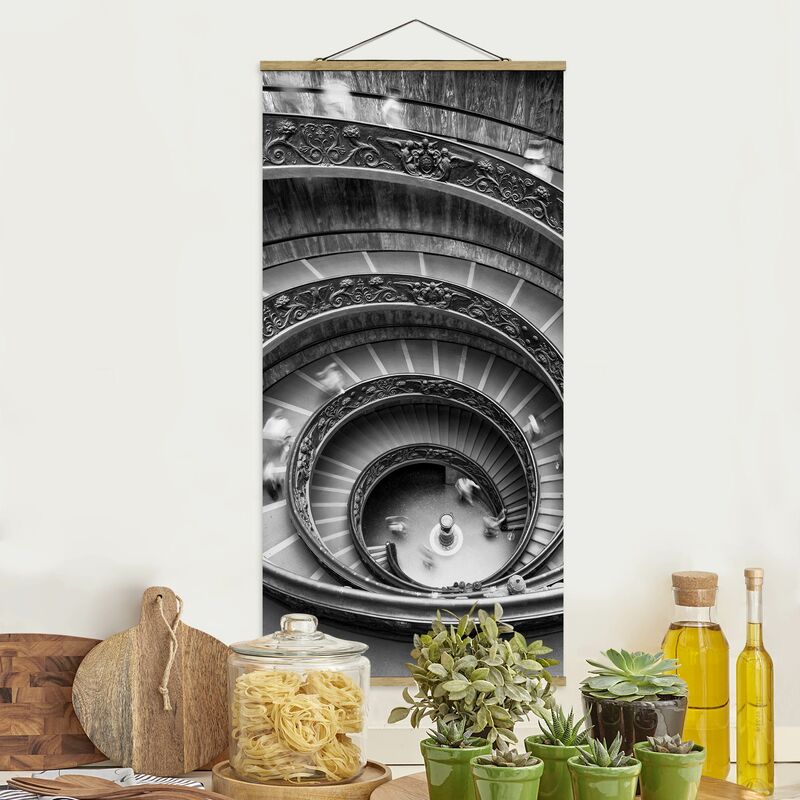 

Imagen de tela - Bramante Staircase - Alto 2:1 Dimensión LxA: 70cm x 35cm