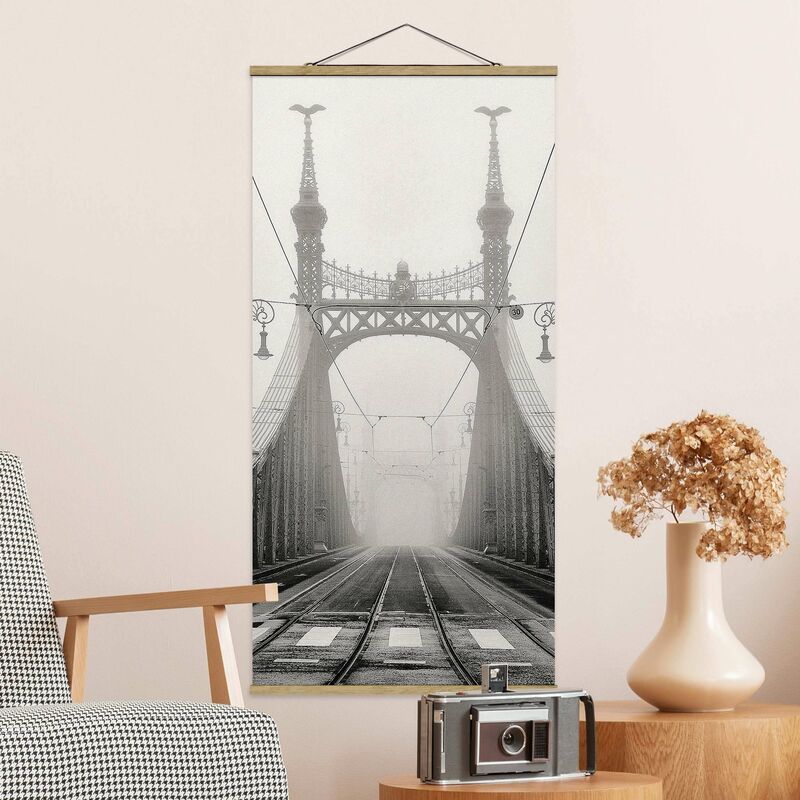 

Bilderwelten - Imagen de tela - Bridge In Budapest - Alto 2:1 Dimensión LxA: 70cm x 35cm