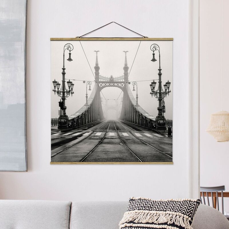 

Imagen de tela - Bridge In Budapest - Cuadrado 1:1 Dimensión LxA: 50cm x 50cm