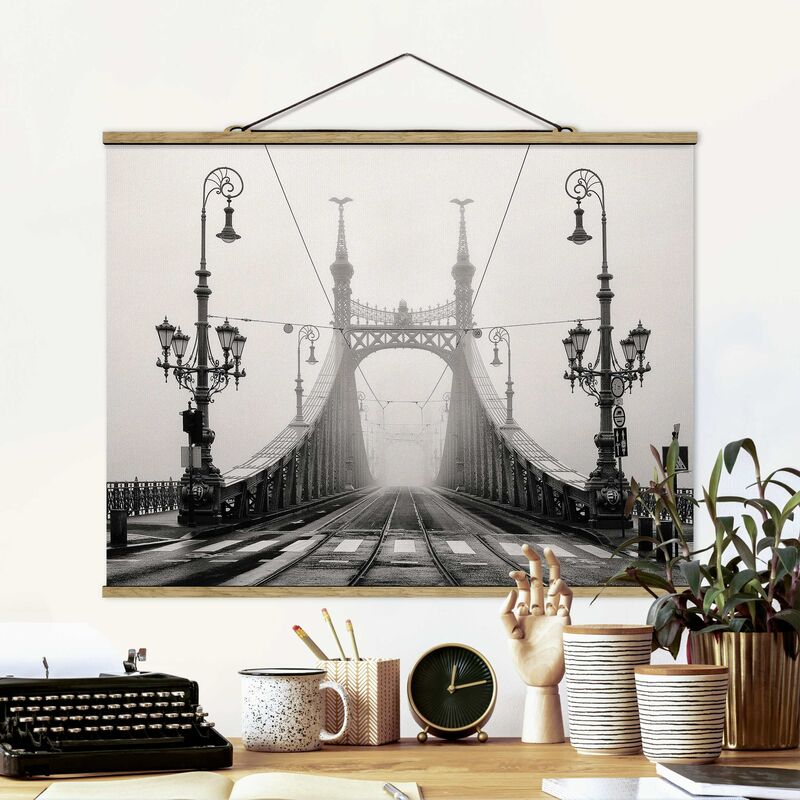 

Imagen de tela - Bridge In Budapest - Apaisado 3:4 Dimensión LxA: 26cm x 35cm