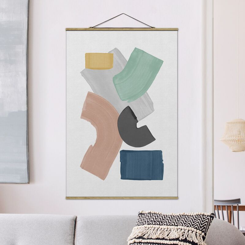 

Imagen de tela - Broad Strokes In Pastel - Alto 3:2 Dimensión LxA: 75cm x 50cm