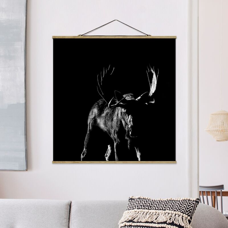 

Imagen de tela - Bull In The Dark - Cuadrado 1:1 Dimensión LxA: 80cm x 80cm