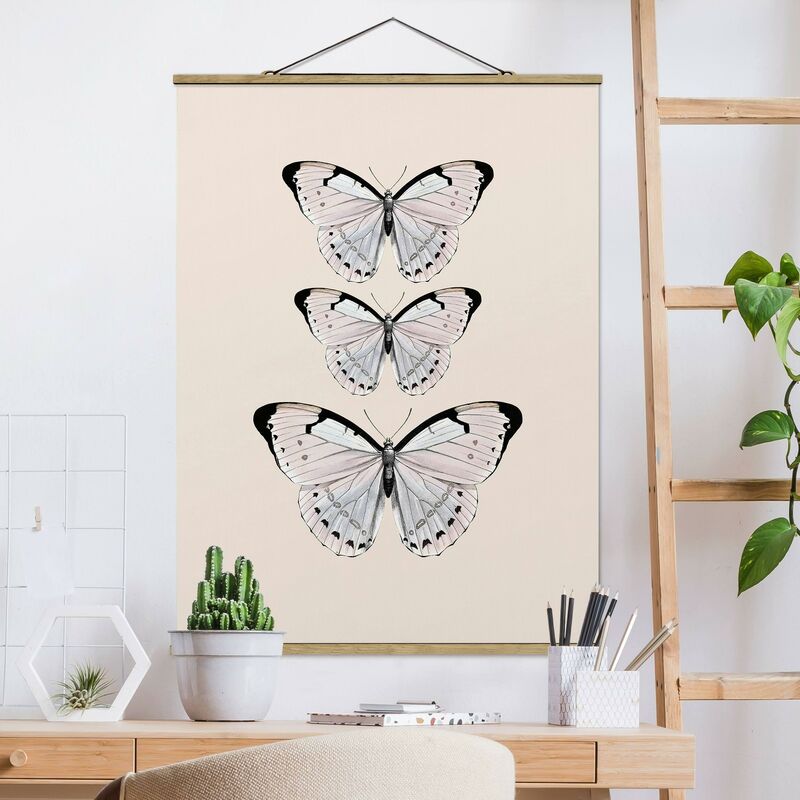 

Imagen de tela - Butterfly On Beige - Alto 4:3 Dimensión LxA: 66.4cm x 50cm