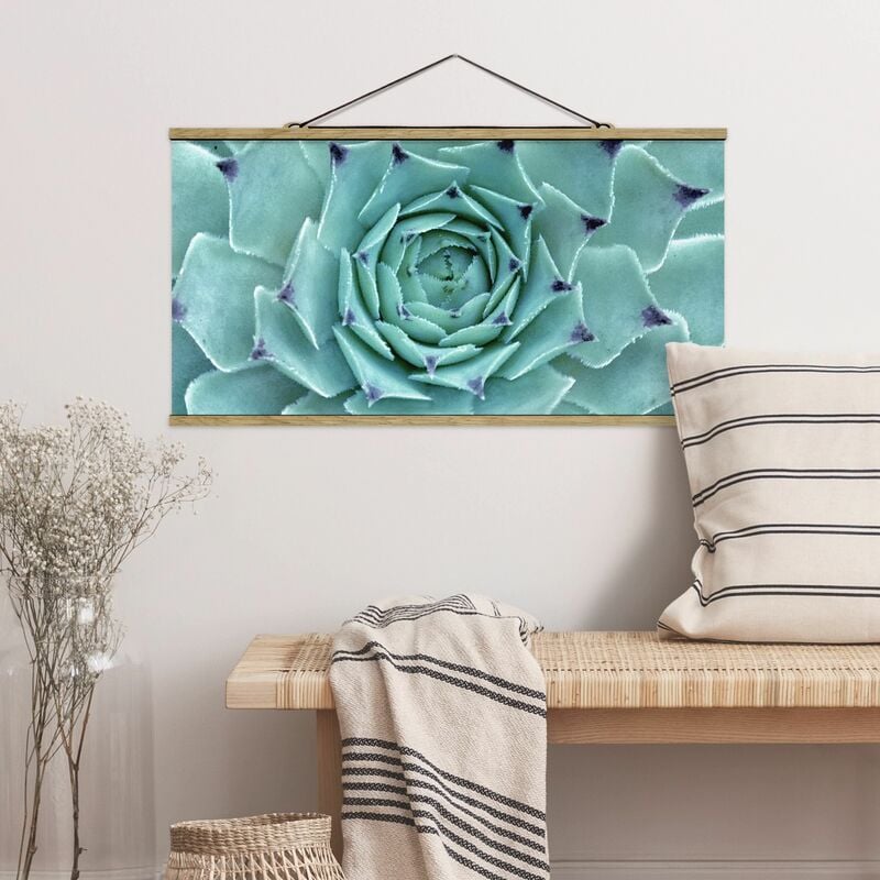 

Imagen de tela - Cactus Agave - Apaisado 1:2 Dimensión LxA: 50cm x 100cm