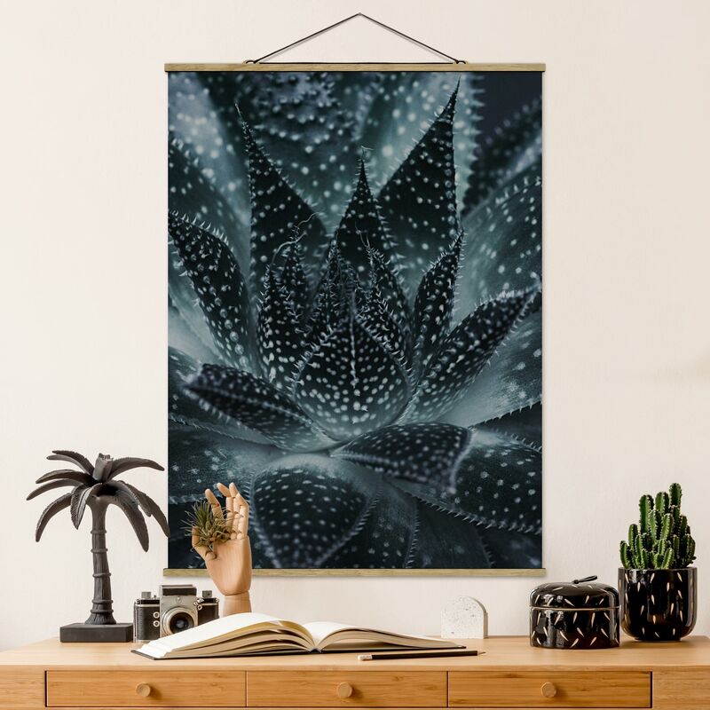 

Imagen de tela - Cactus Drizzled With Starlight At Night - Alto 4:3 Dimensión LxA: 133.5cm x 100cm