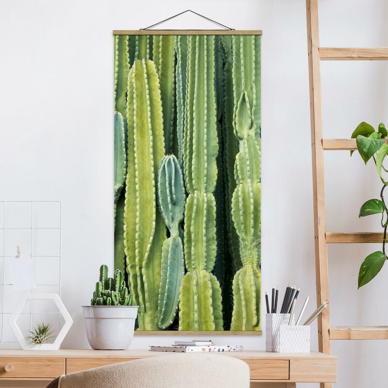 

Imagen de tela - Cactus Wall - Alto 2:1 Dimensión LxA: 70cm x 35cm