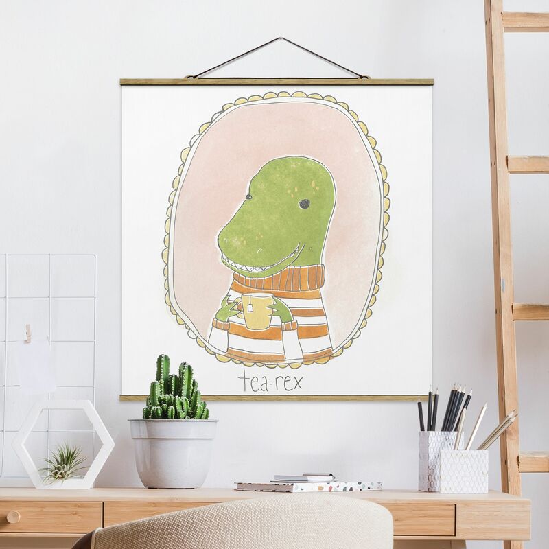 

Imagen de tela - Caffeinated Dino - Cuadrado 1:1 Dimensión LxA: 80cm x 80cm