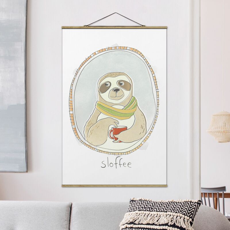 

Imagen de tela - Caffeinated Sloth - Alto 3:2 Dimensión LxA: 52.5cm x 35cm