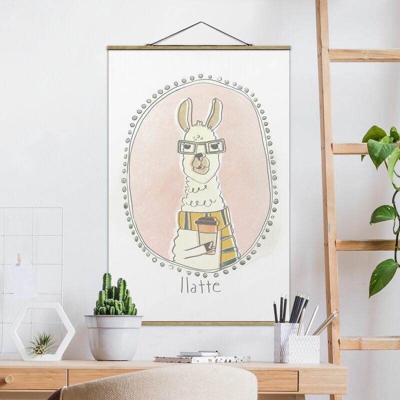 

Imagen de tela - Caffeinated Lama - Alto 3:2 Dimensión LxA: 52.5cm x 35cm