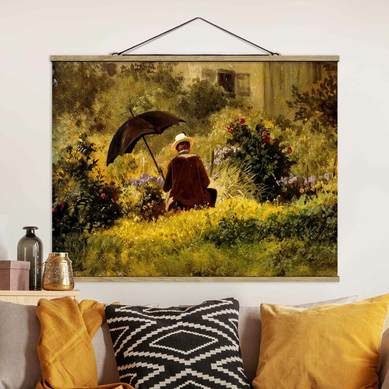

Imagen de tela - Carl Spitzweg - The Painter In The Garden - Apaisado 3:4 Dimensión LxA: 37.5cm x 50cm