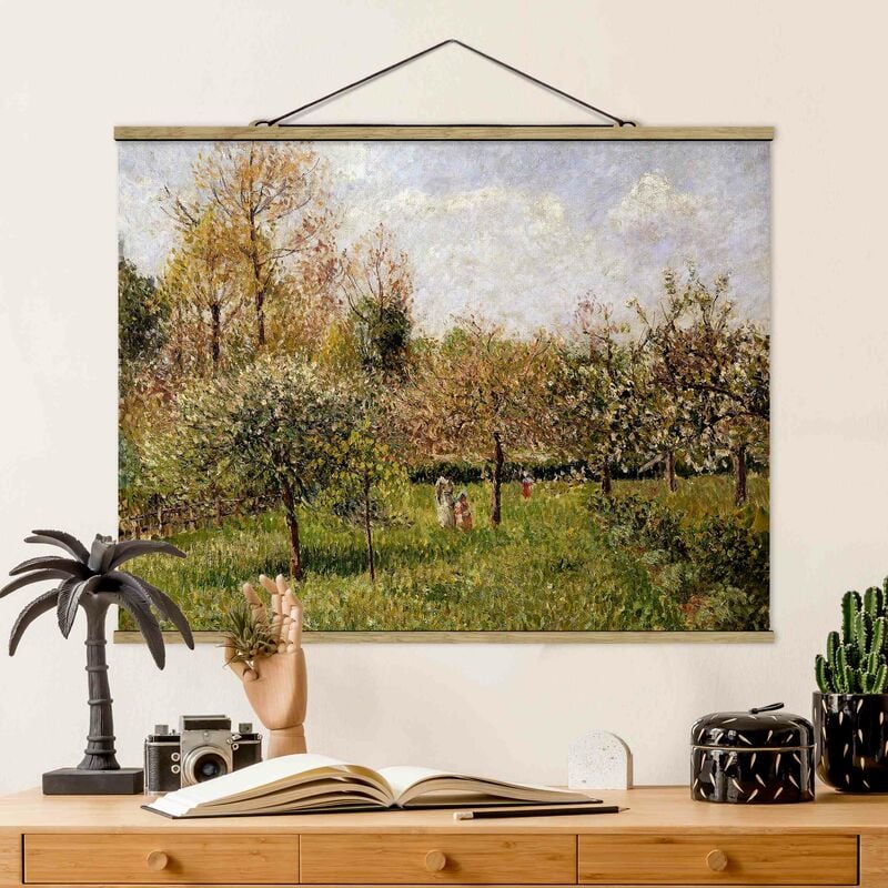 

Imagen de tela - Camille Pissarro - Spring In Eragny - Apaisado 3:4 Dimensión LxA: 37.5cm x 50cm