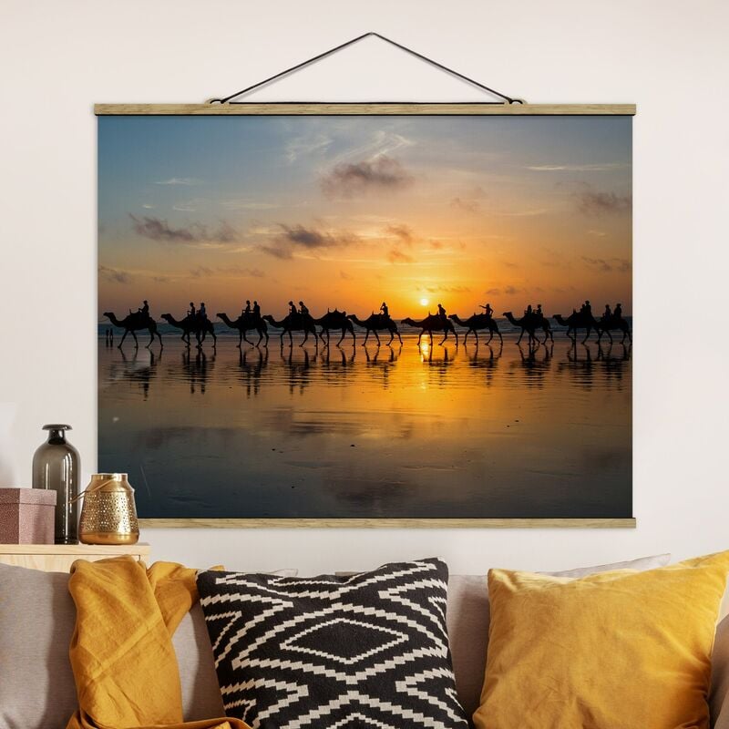 

Imagen de tela - Camels In Sunset - Apaisado 3:4 Dimensión LxA: 26cm x 35cm