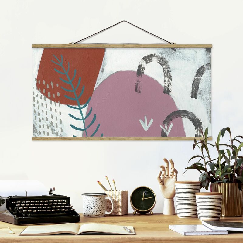 

Imagen de tela - Carnival Of Shapes In Berry II - Apaisado 1:2 Dimensión LxA: 40cm x 80cm