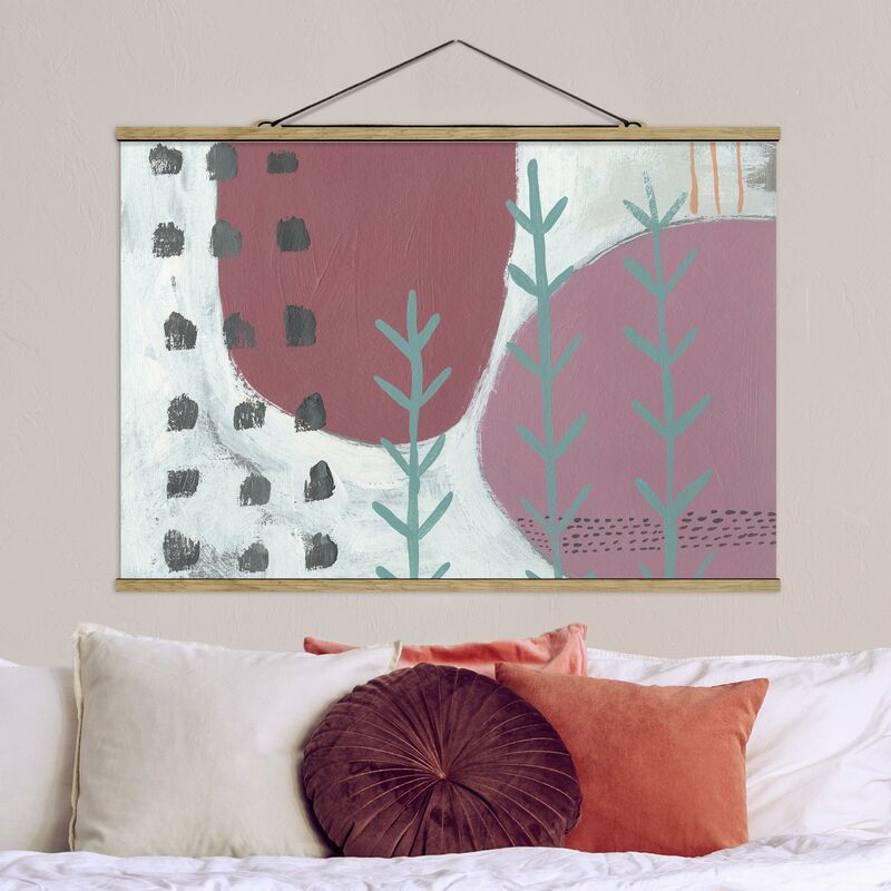 

Imagen de tela - Carnival Of Shapes In Berry III - Apaisado 2:3 Dimensión LxA: 53.5cm x 80cm