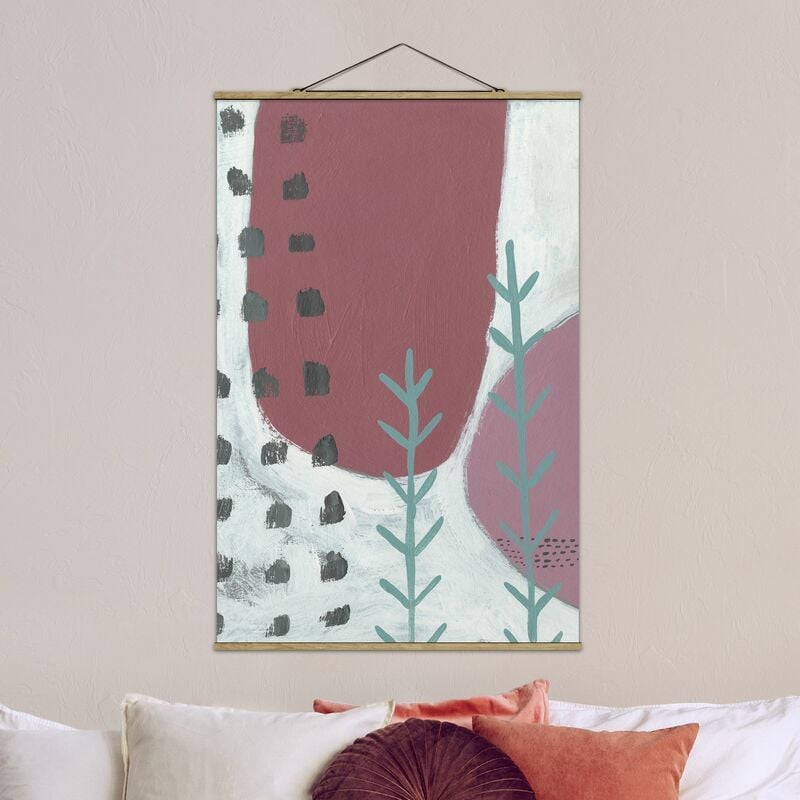 

Imagen de tela - Carnival Of Shapes In Berry III - Alto 3:2 Dimensión LxA: 75cm x 50cm