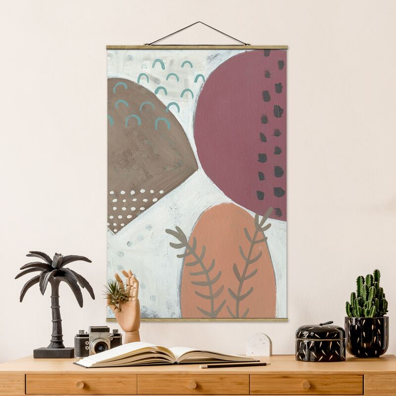 

Imagen de tela - Carnival Of Shapes In Salmon II - Alto 3:2 Dimensión LxA: 75cm x 50cm