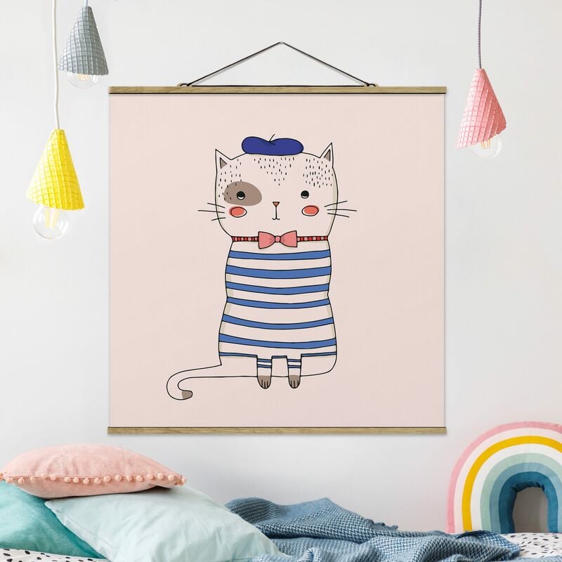 

Imagen de tela - Cat In France - Cuadrado 1:1 Dimensión LxA: 50cm x 50cm