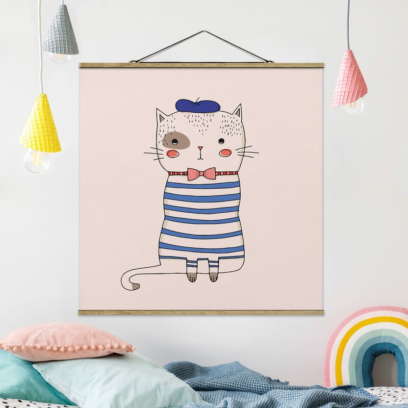 

Imagen de tela - Cat In France - Cuadrado 1:1 Dimensión LxA: 100cm x 100cm