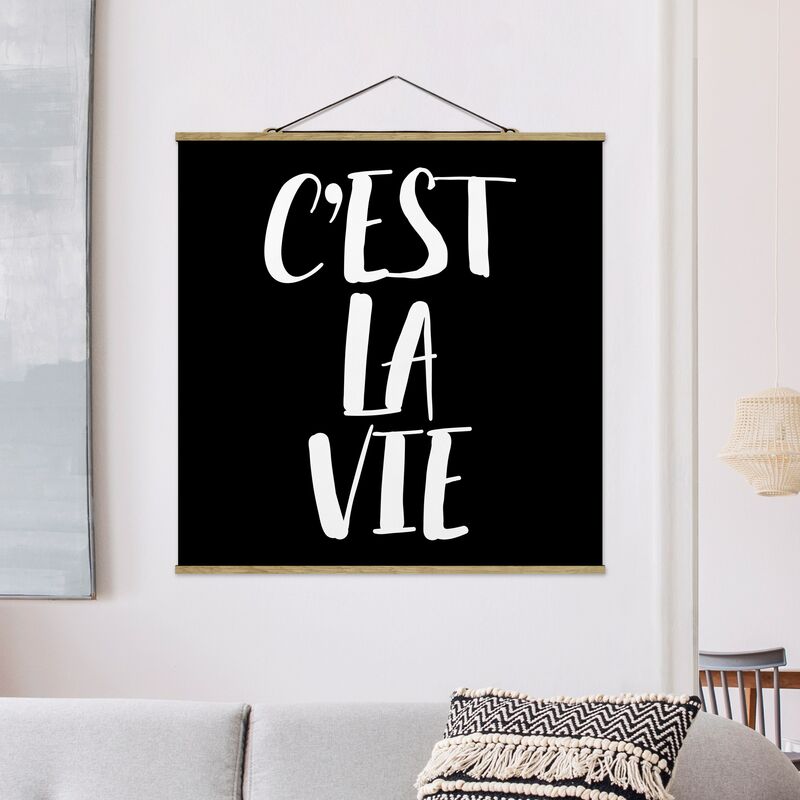 

Imagen de tela - C'est La Vie - Cuadrado 1:1 Dimensión LxA: 80cm x 80cm