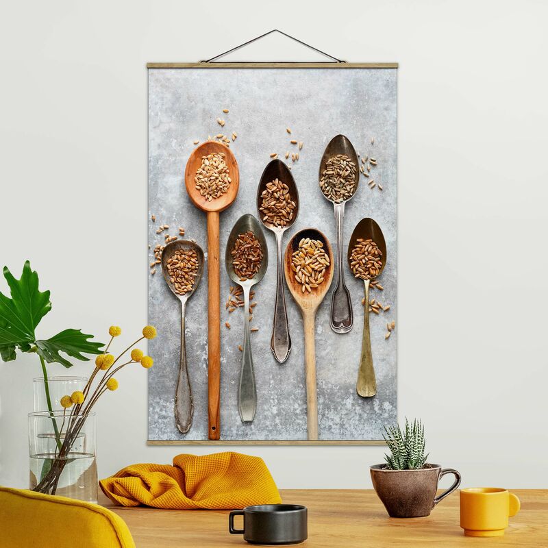 

Imagen de tela - Cereal Grains Spoon - Alto 3:2 Dimensión LxA: 52.5cm x 35cm