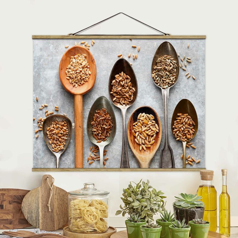 

Imagen de tela - Cereal Grains Spoon - Apaisado 3:4 Dimensión LxA: 75cm x 100cm