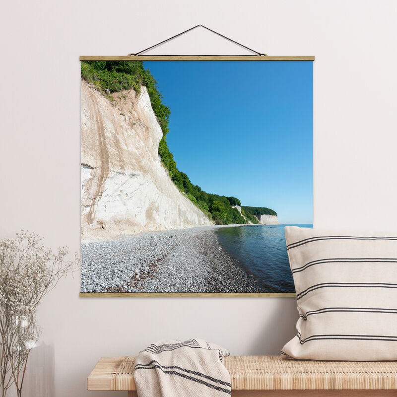 

Imagen de tela - Chalk Cliffs Of Rügen - Cuadrado 1:1 Dimensión LxA: 80cm x 80cm