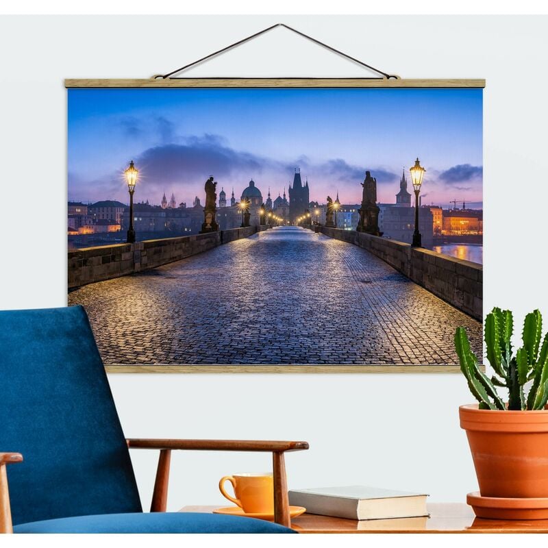 

Imagen de tela - Charles Bridge In Prague - Apaisado 2:3 Dimensión LxA: 33.5cm x 50cm