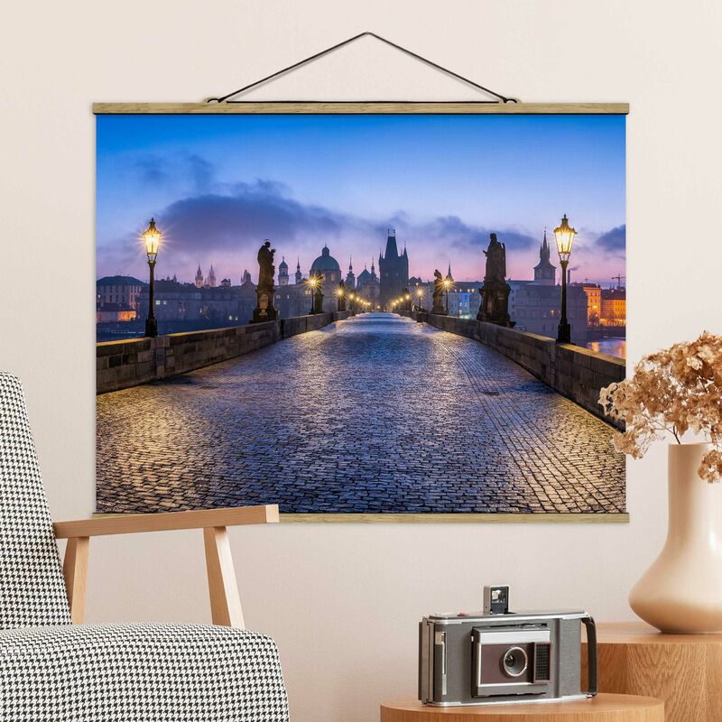 

Imagen de tela - Charles Bridge In Prague - Apaisado 3:4 Dimensión LxA: 26cm x 35cm