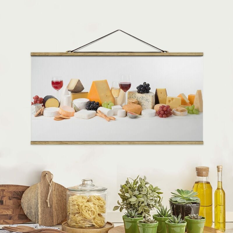 

Imagen de tela - Cheese Variations - Apaisado 1:2 Dimensión LxA: 50cm x 100cm
