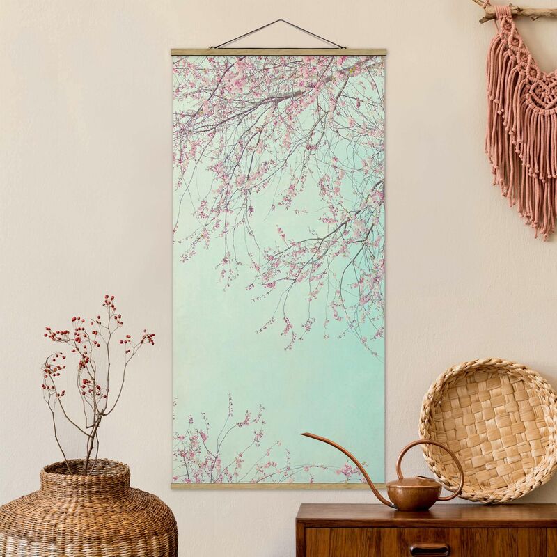 

Imagen de tela - Cherry Blossom Yearning - Alto 2:1 Dimensión LxA: 70cm x 35cm