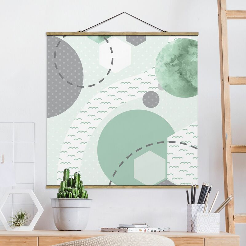 

Imagen de tela - Children`s Rug Grafical - Forest And River - Cuadrado 1:1 Dimensión LxA: 35cm x 35cm