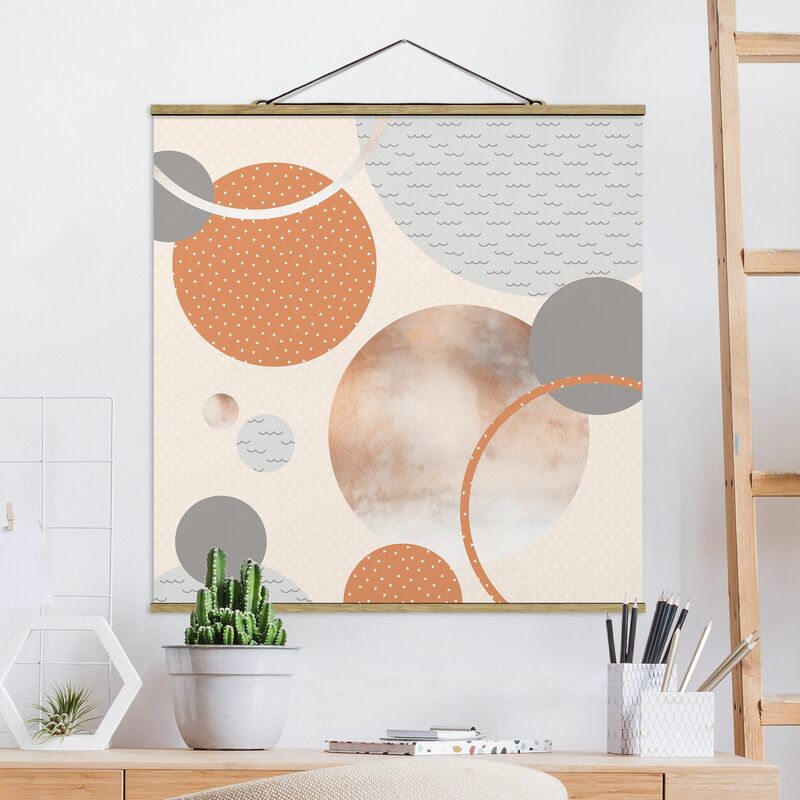 

Imagen de tela - Children`s Rug Grafical - Sand And Desert - Cuadrado 1:1 Dimensión LxA: 100cm x 100cm