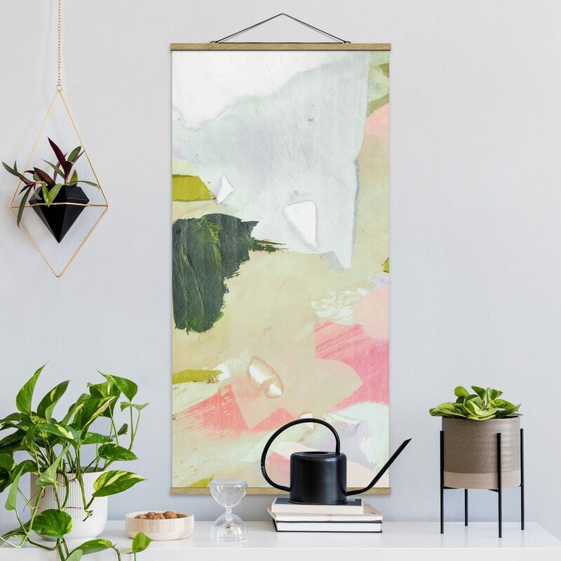 

Imagen de tela - Chime In Rosé I - Alto 2:1 Dimensión LxA: 100cm x 50cm
