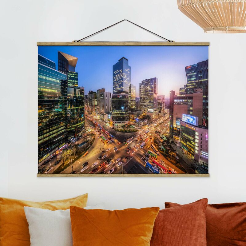 

Imagen de tela - City Lights Of Gangnam District - Apaisado 3:4 Dimensión LxA: 60cm x 80cm