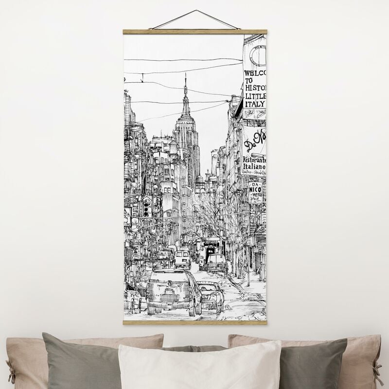

Imagen de tela - City Study - Little Italy - Alto 2:1 Dimensión LxA: 70cm x 35cm