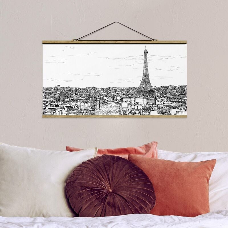 

Imagen de tela - City Study - Paris - Apaisado 1:2 Dimensión LxA: 50cm x 100cm