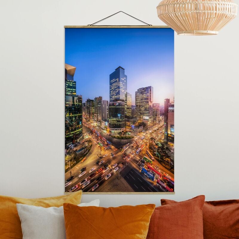 

Imagen de tela - City Lights Of Gangnam District - Alto 3:2 Dimensión LxA: 120cm x 80cm