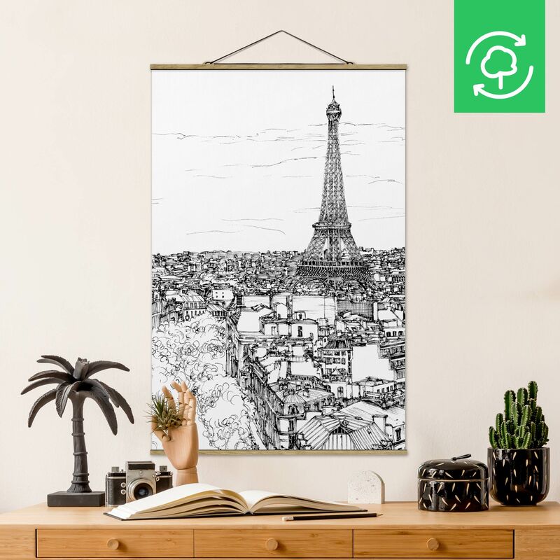 

Imagen de tela - City Study - Paris - Alto 3:2 Dimensión LxA: 75cm x 50cm