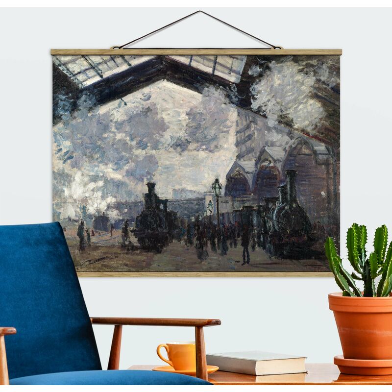 

Imagen de tela - Claude Monet - Gare Saint Lazare - Apaisado 3:4 Dimensión LxA: 26cm x 35cm