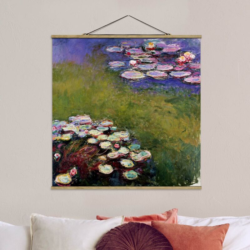 

Imagen de tela - Claude Monet - Water Lilies - Cuadrado 1:1 Dimensión LxA: 50cm x 50cm