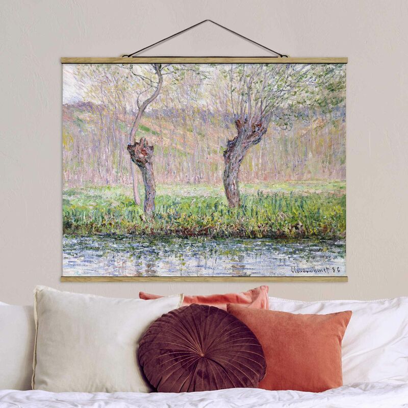 

Imagen de tela - Claude Monet - Willows Spring - Apaisado 3:4 Dimensión LxA: 26cm x 35cm