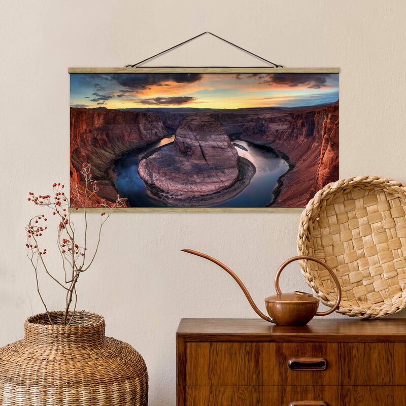 

Imagen de tela - Colorado River Glen Canyon - Apaisado 1:2 Dimensión LxA: 40cm x 80cm