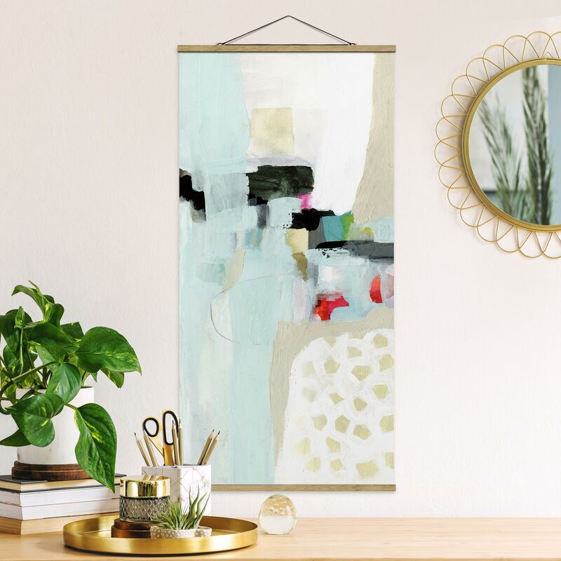 

Imagen de tela - Colorful Waterfalls I - Alto 2:1 Dimensión LxA: 70cm x 35cm