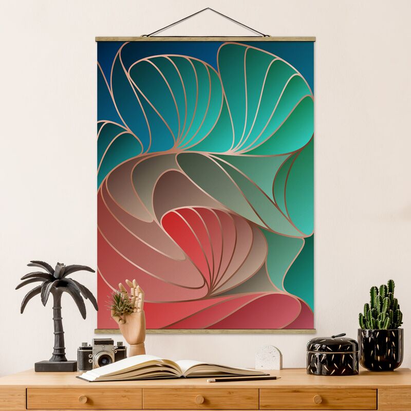

Imagen de tela - Colourful Art Deco - Alto 4:3 Dimensión LxA: 66.4cm x 50cm