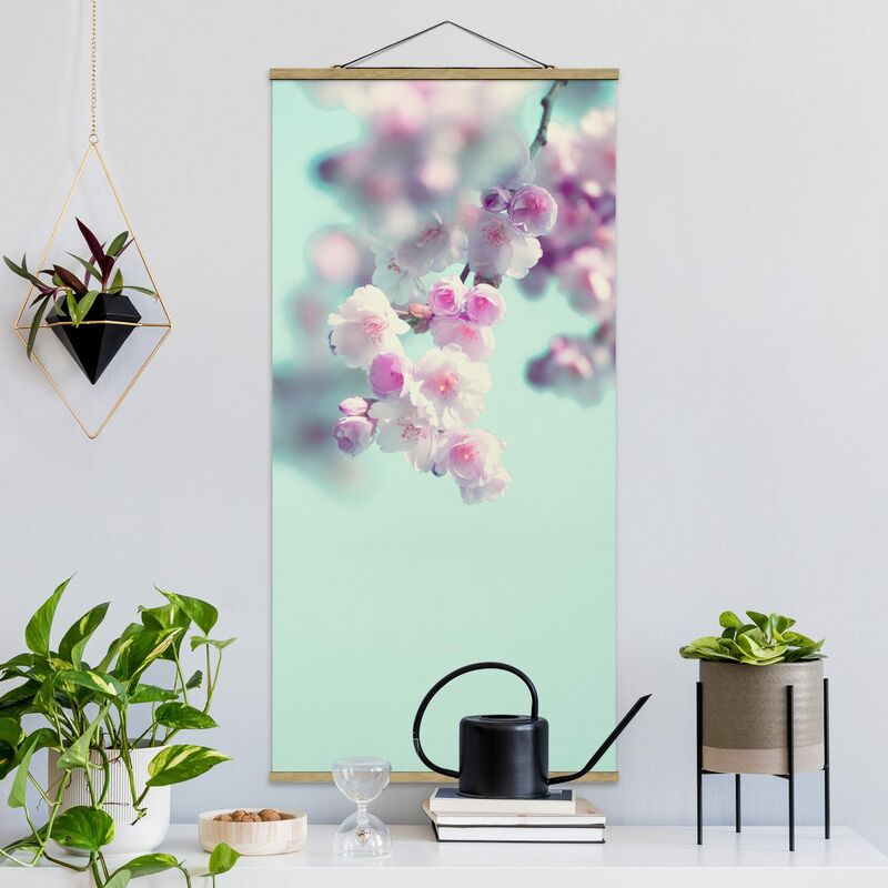 

Imagen de tela - Colourful Cherry Blossoms - Alto 2:1 Dimensión LxA: 100cm x 50cm